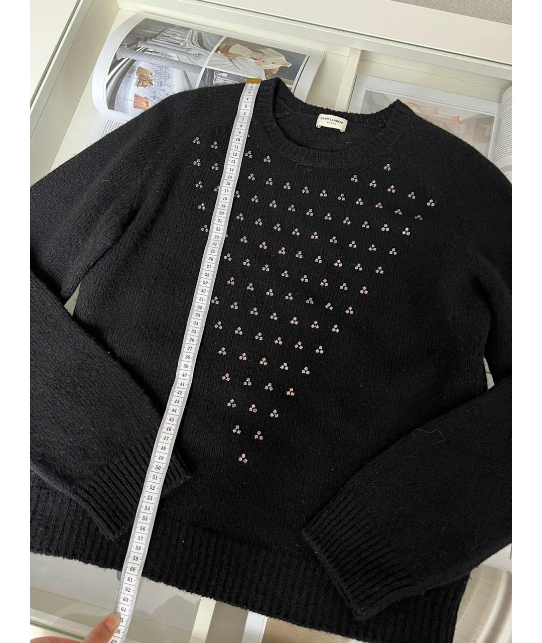 SAINT LAURENT Черный джемпер / свитер, фото 8
