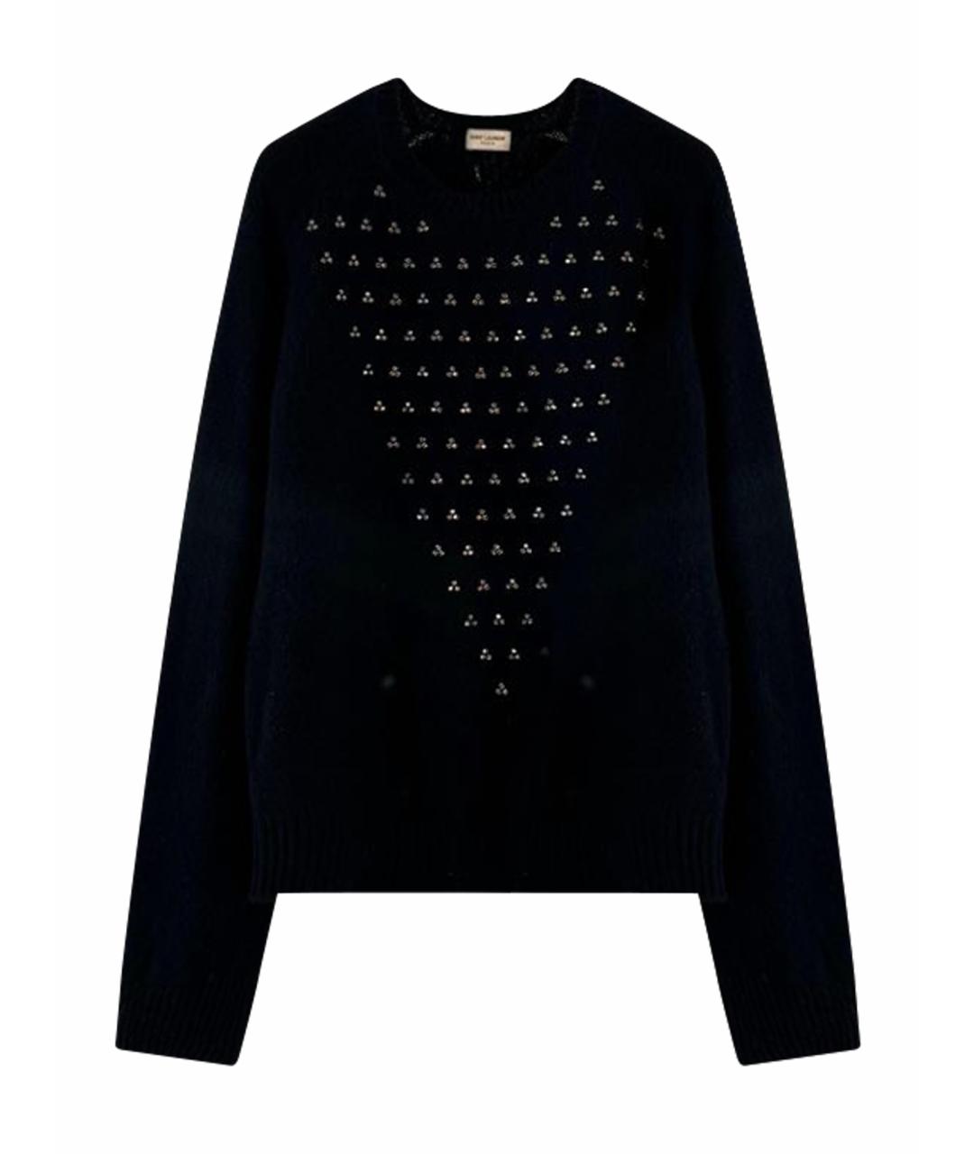SAINT LAURENT Черный джемпер / свитер, фото 1