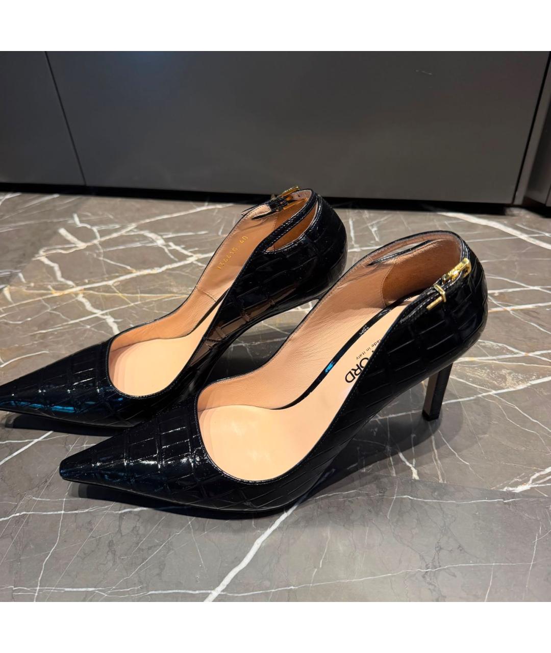 TOM FORD Черные туфли из лакированной кожи, фото 2