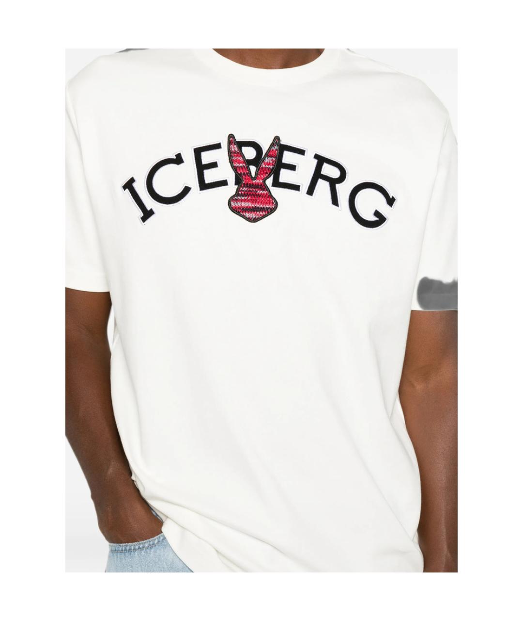 ICEBERG Белая футболка, фото 5