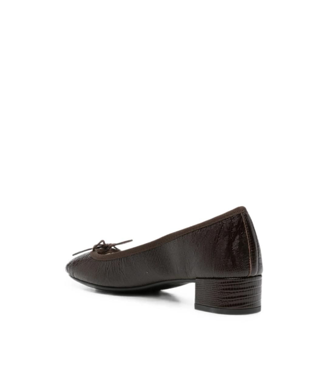 REPETTO Коричневые кожаные туфли, фото 2