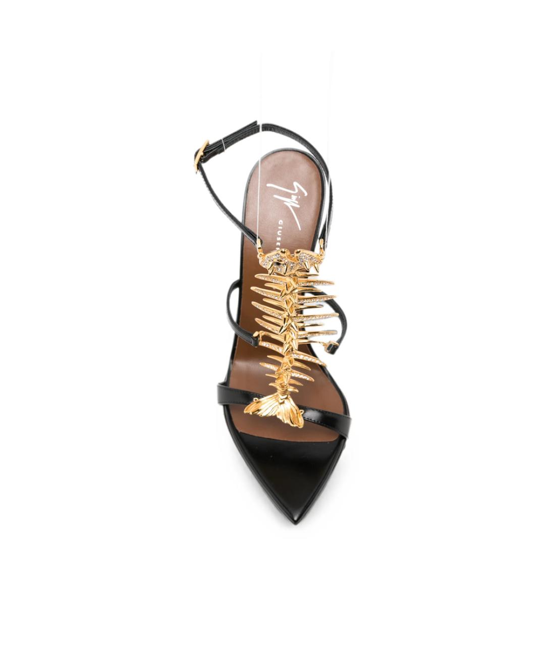 GIUSEPPE ZANOTTI DESIGN Черные босоножки, фото 2