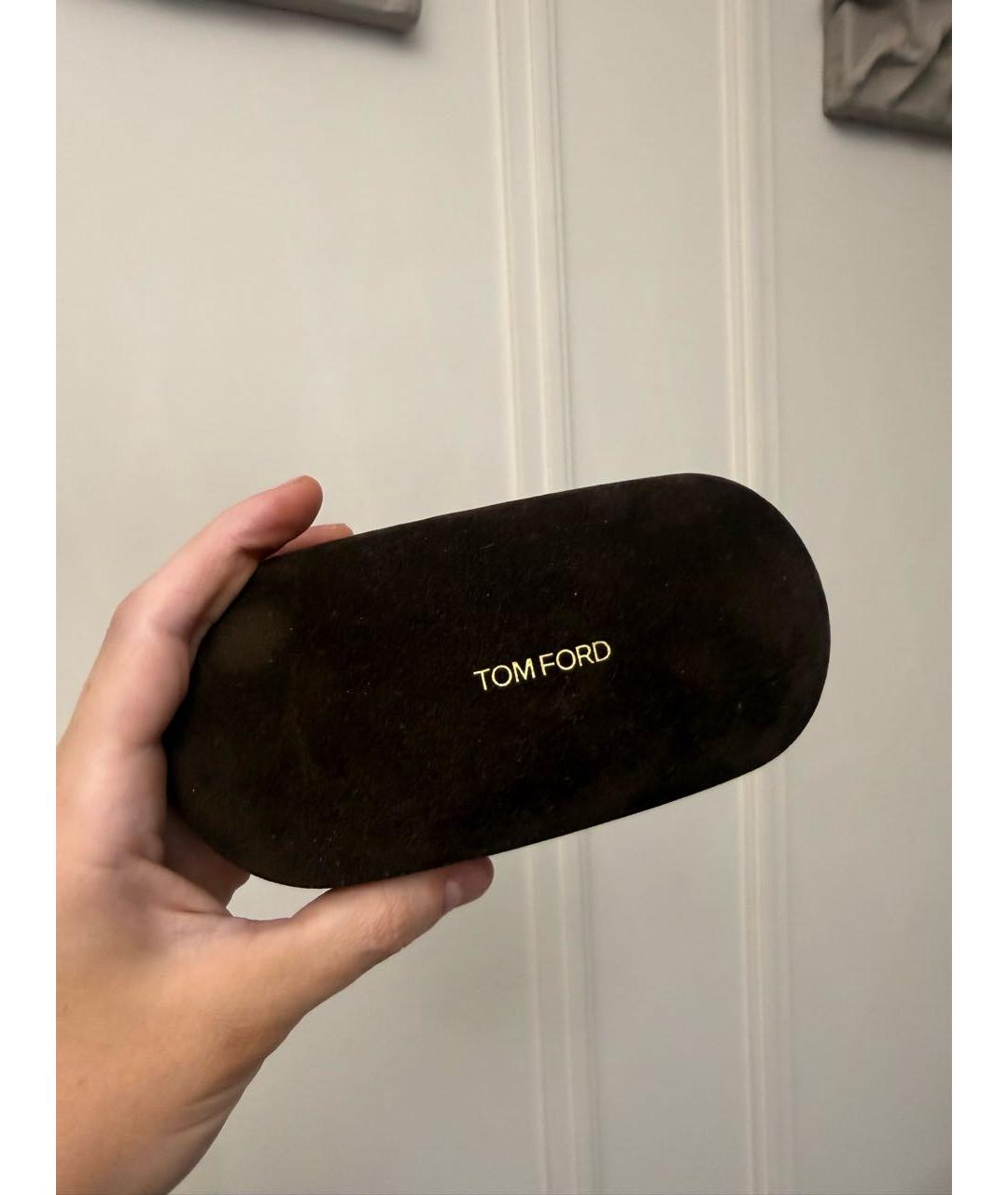 TOM FORD Фиолетовые пластиковые солнцезащитные очки, фото 4