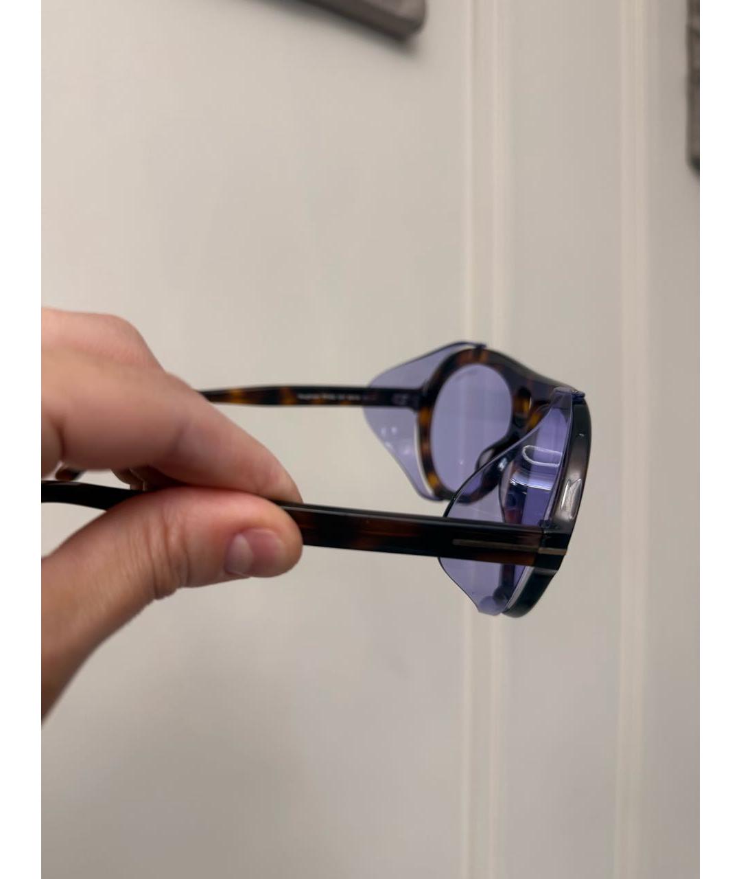TOM FORD Фиолетовые пластиковые солнцезащитные очки, фото 3