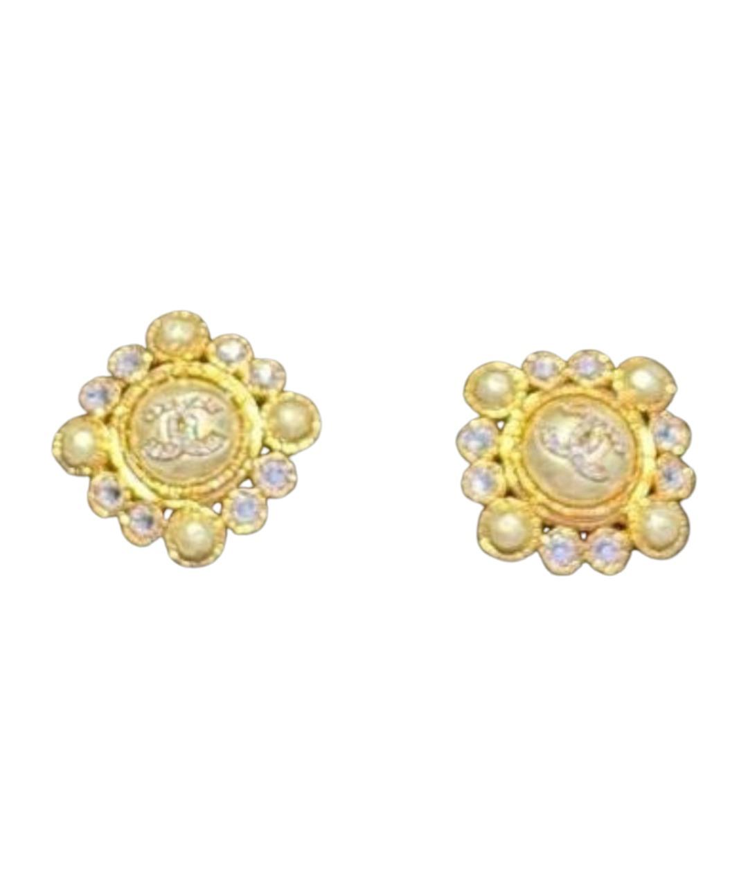 CHANEL Золотые серьги, фото 1