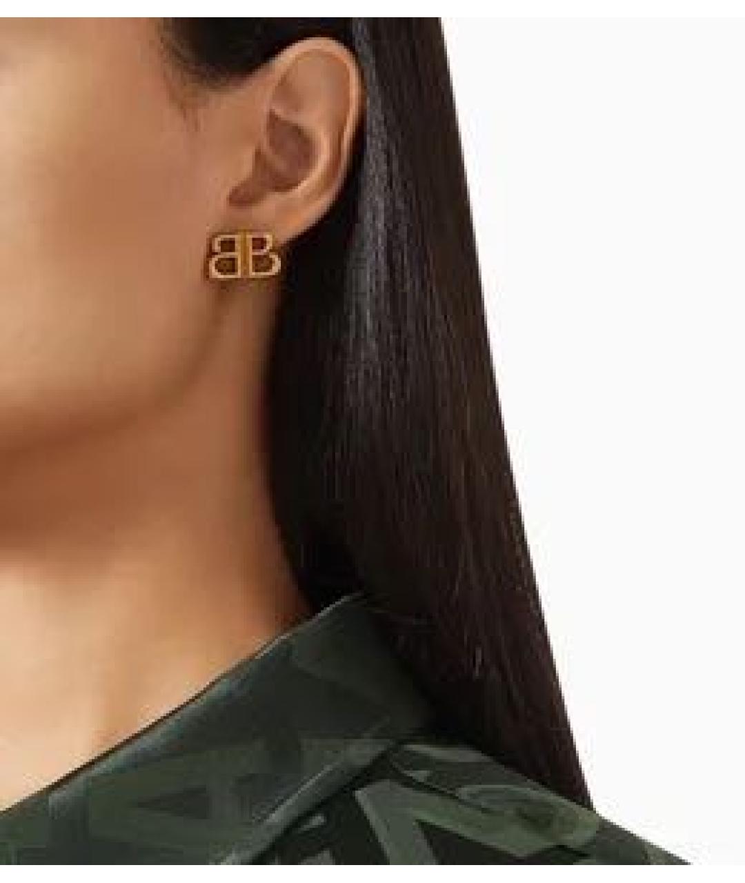 BALENCIAGA Золотые серьги, фото 4
