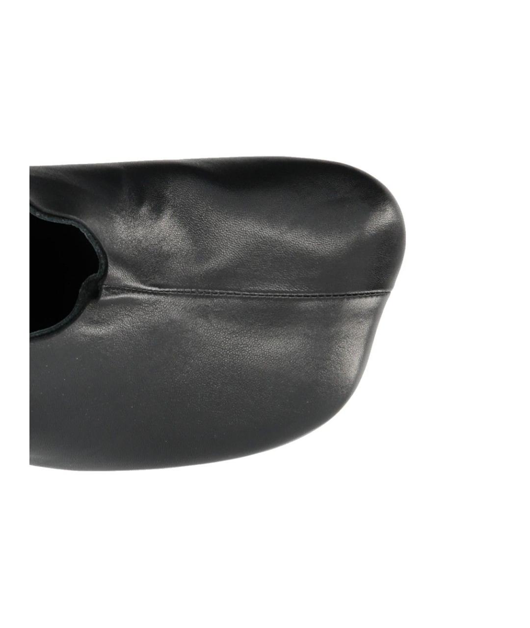 MM6 MAISON MARGIELA Черные кожаные туфли, фото 4