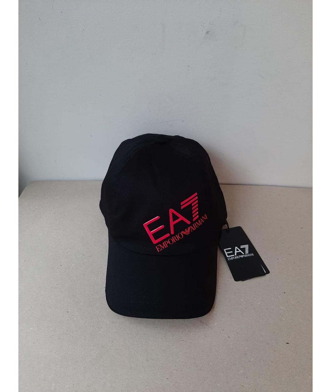 EA7 Черная кепка, фото 3