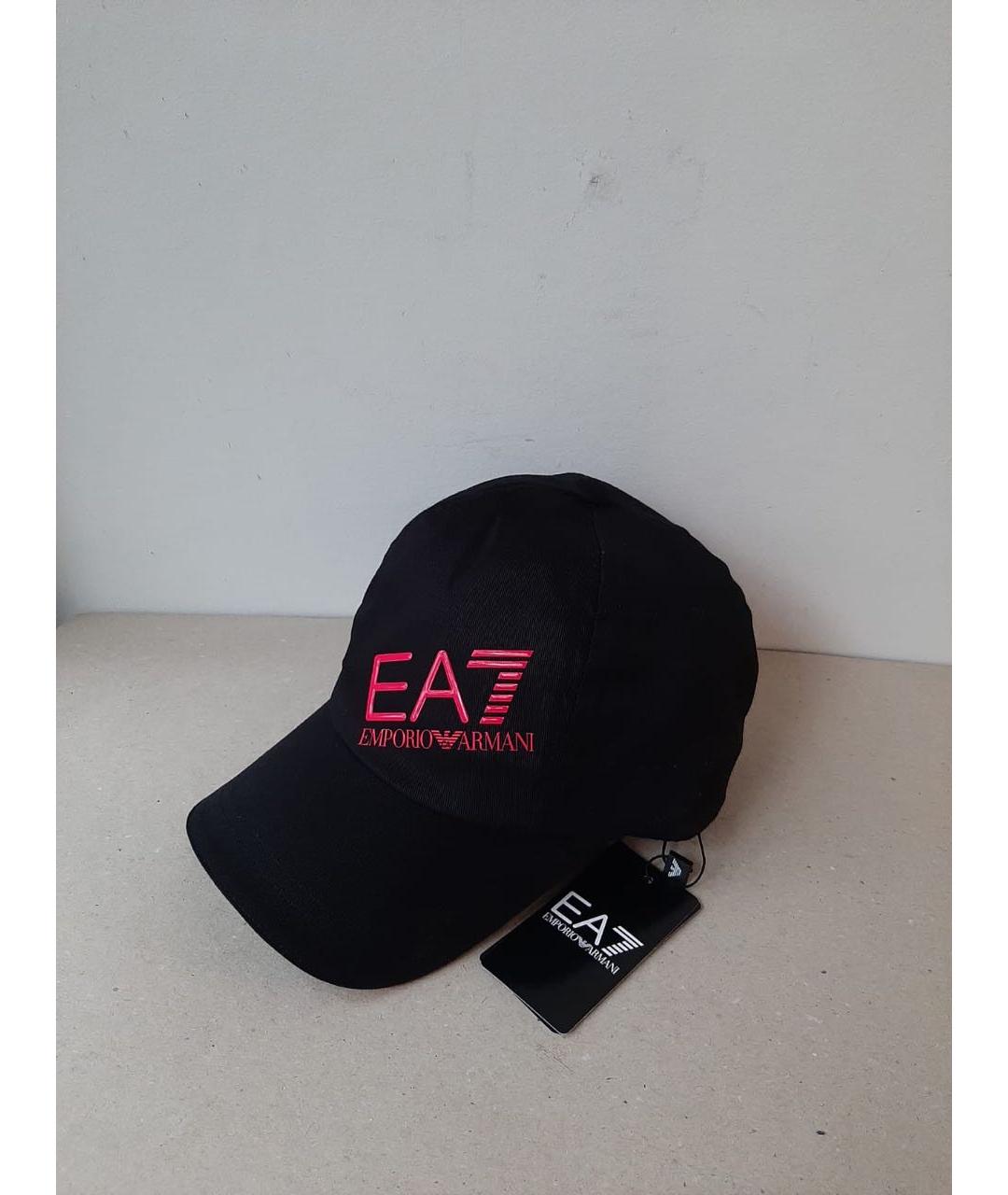 EA7 Черная кепка, фото 2