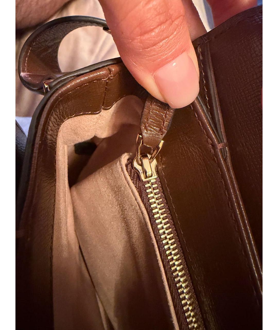 GUCCI Коричневая сумка через плечо, фото 4