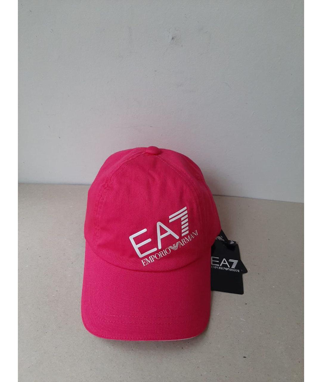 EA7 Розовая кепка, фото 3