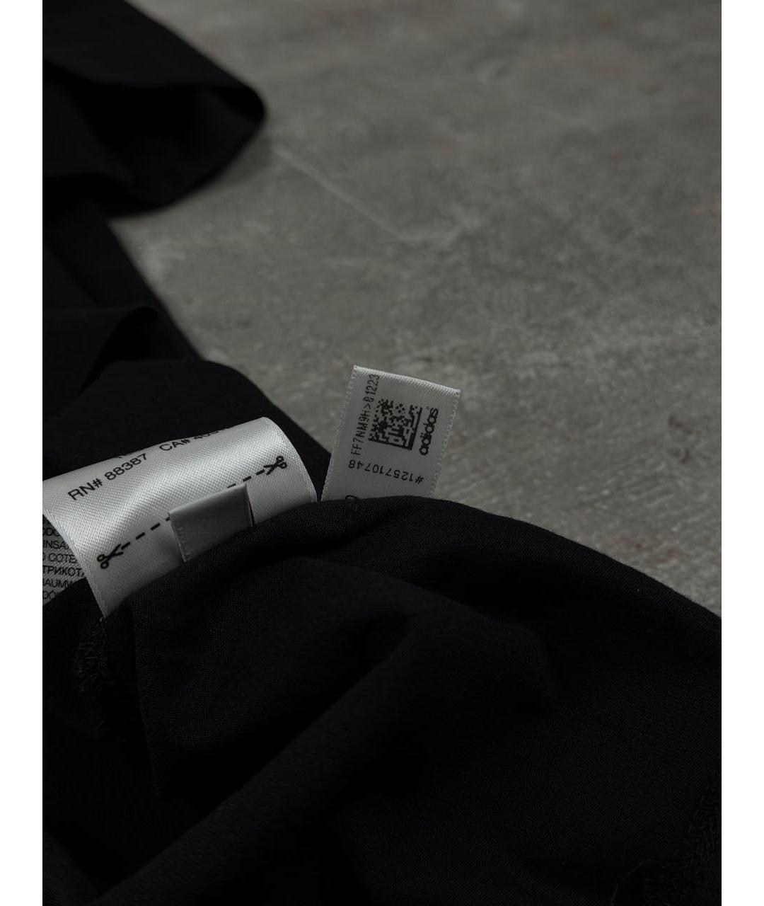 YOHJI YAMAMOTO Черная хлопковая футболка, фото 8