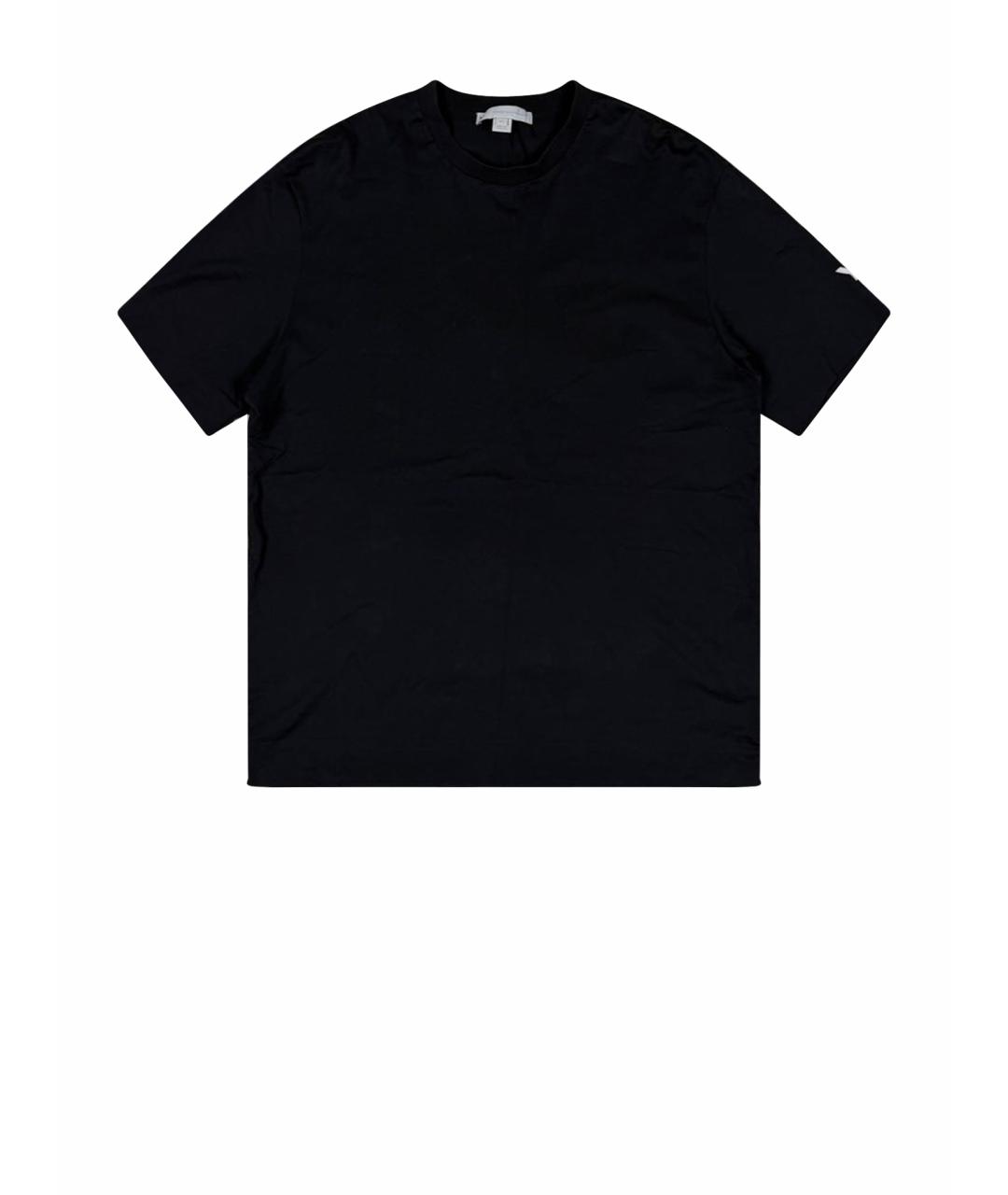 YOHJI YAMAMOTO Черная хлопковая футболка, фото 1