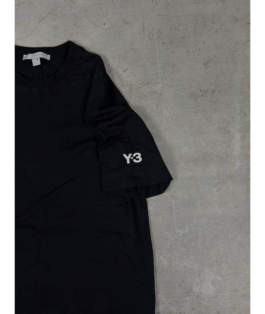 YOHJI YAMAMOTO Черная хлопковая футболка, фото 3
