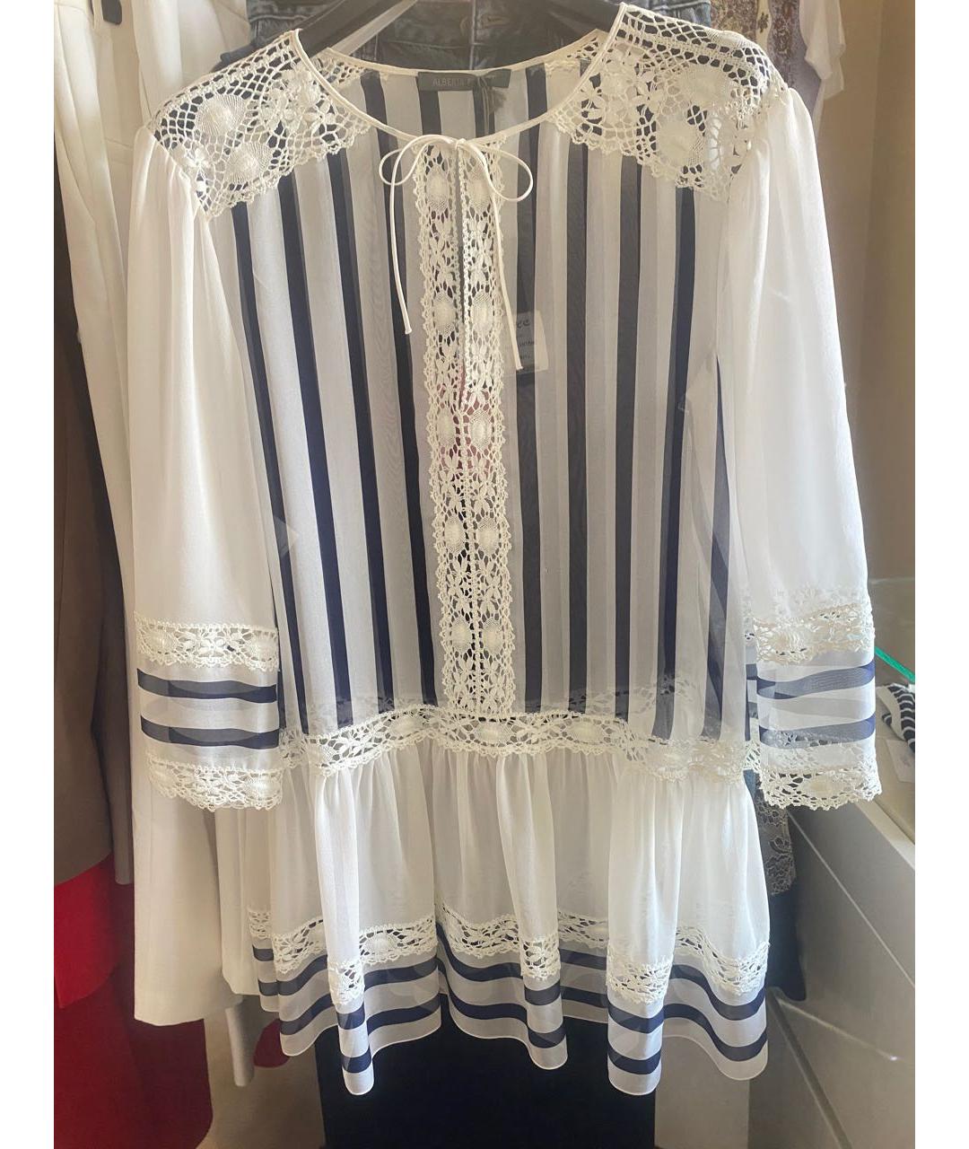 ALBERTA FERRETTI Шелковая блузы, фото 9