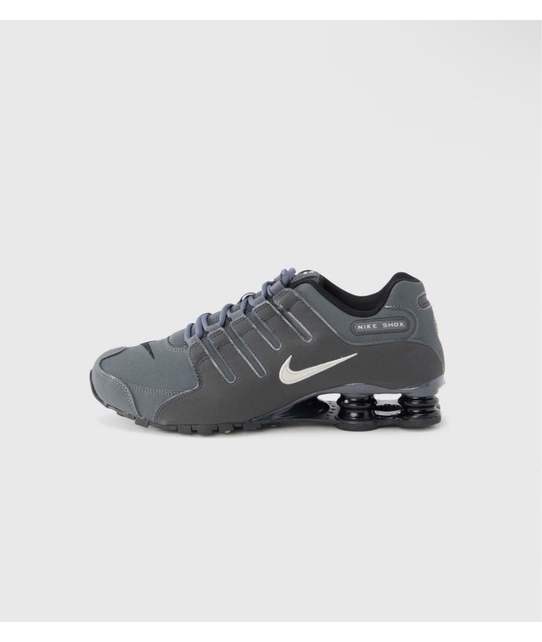 NIKE Антрацитовые текстильные кроссовки, фото 7