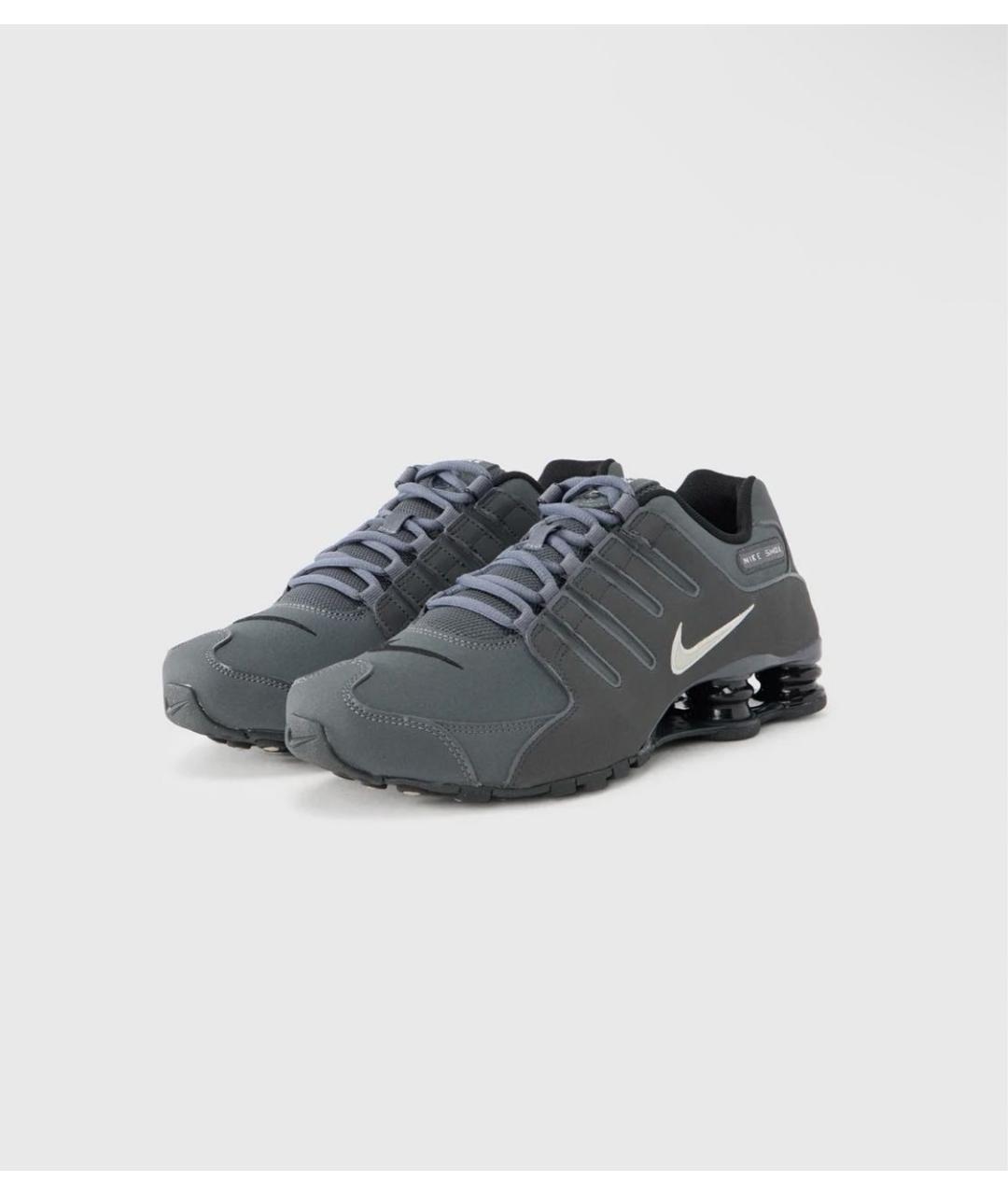 NIKE Антрацитовые текстильные кроссовки, фото 3
