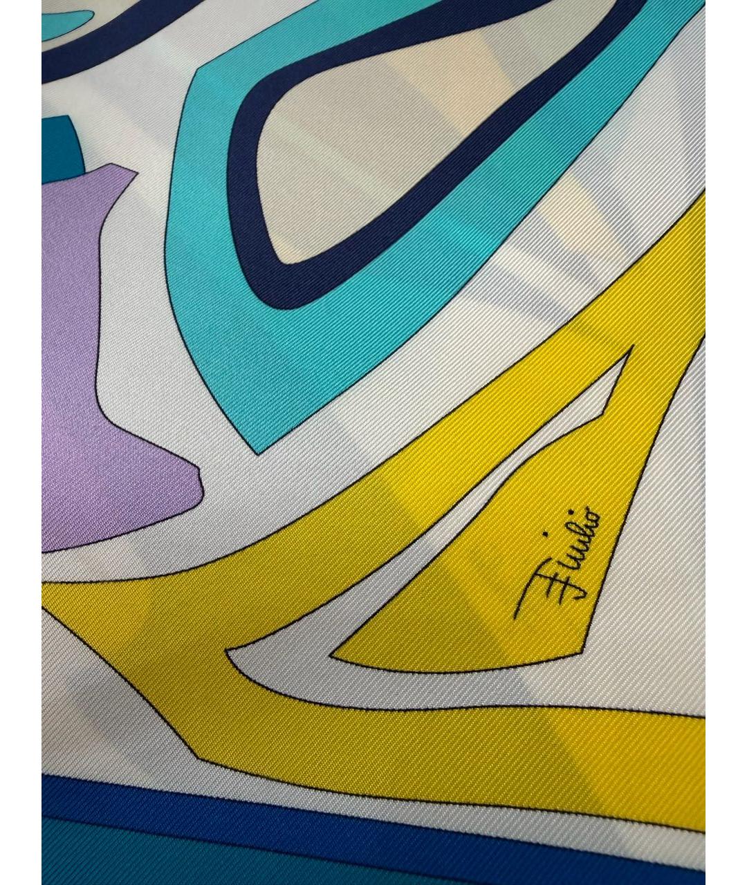 EMILIO PUCCI Мульти шелковый платок, фото 3