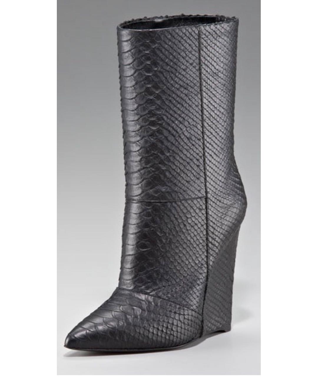 GIUSEPPE ZANOTTI DESIGN Черные кожаные ботильоны, фото 5