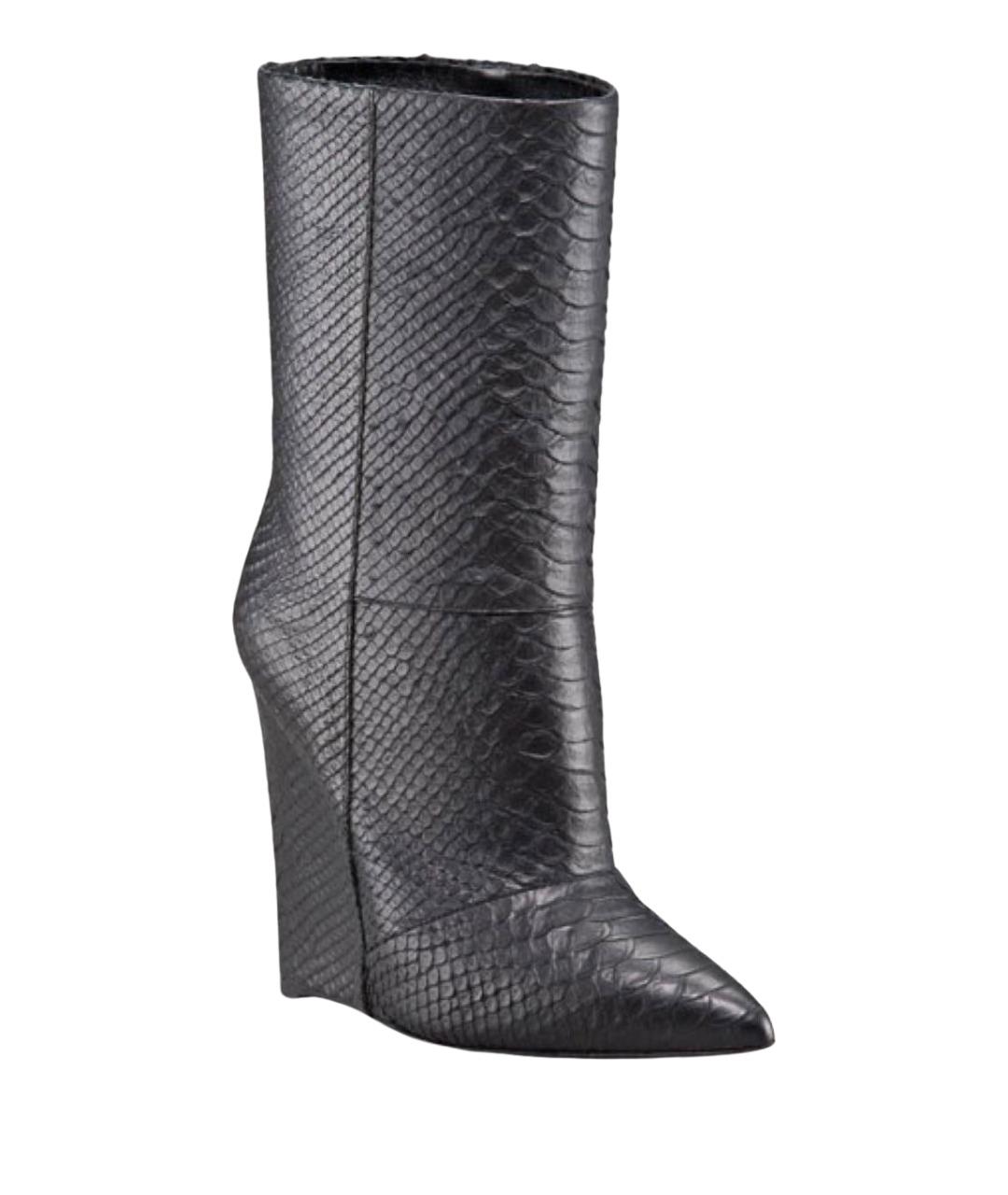 GIUSEPPE ZANOTTI DESIGN Черные кожаные ботильоны, фото 1