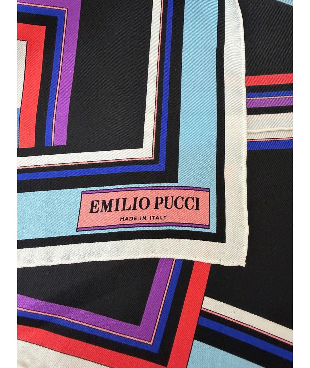 EMILIO PUCCI Мульти шелковый платок, фото 4