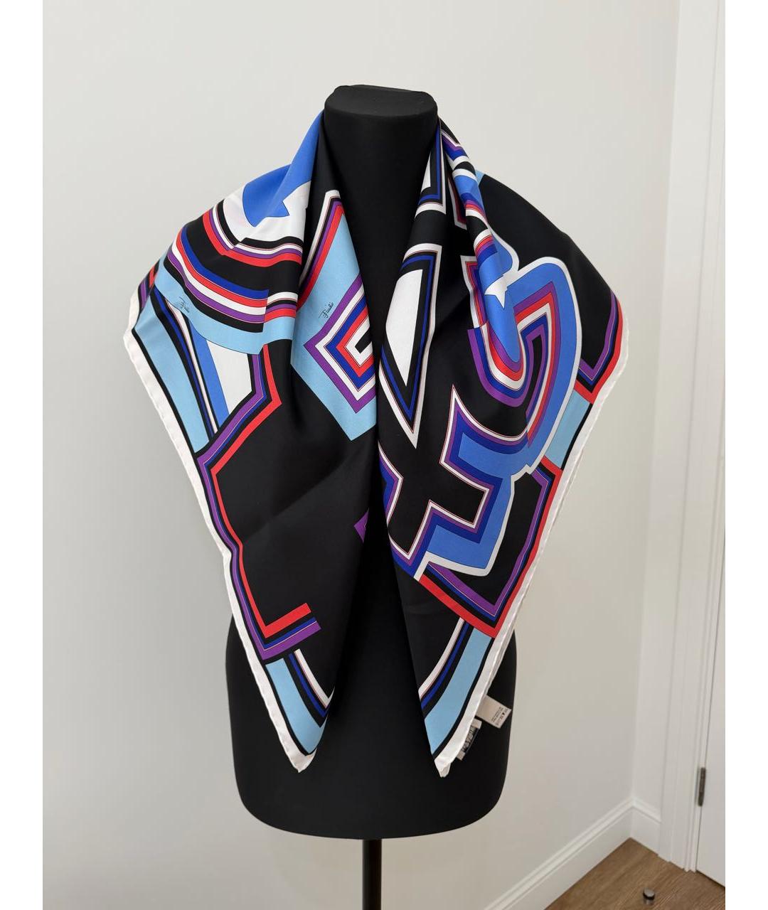 EMILIO PUCCI Мульти шелковый платок, фото 6