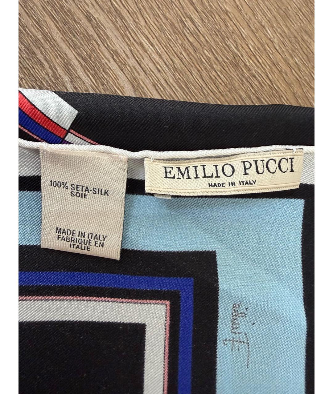 EMILIO PUCCI Мульти шелковый платок, фото 3