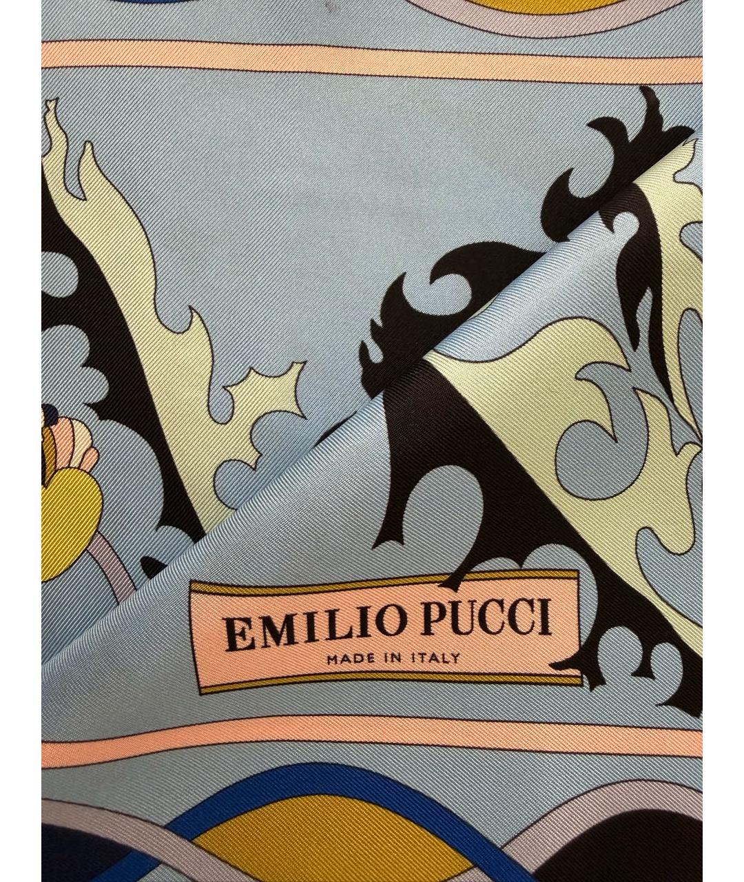EMILIO PUCCI Мульти шелковый платок, фото 2