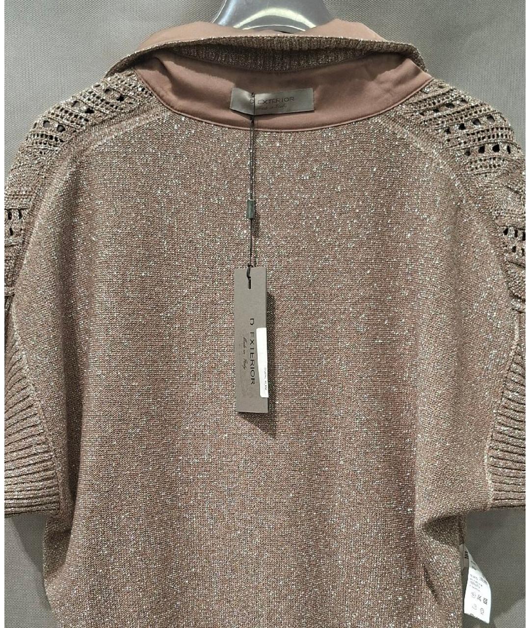 D.EXTERIOR Бежевый вискозный джемпер / свитер, фото 3