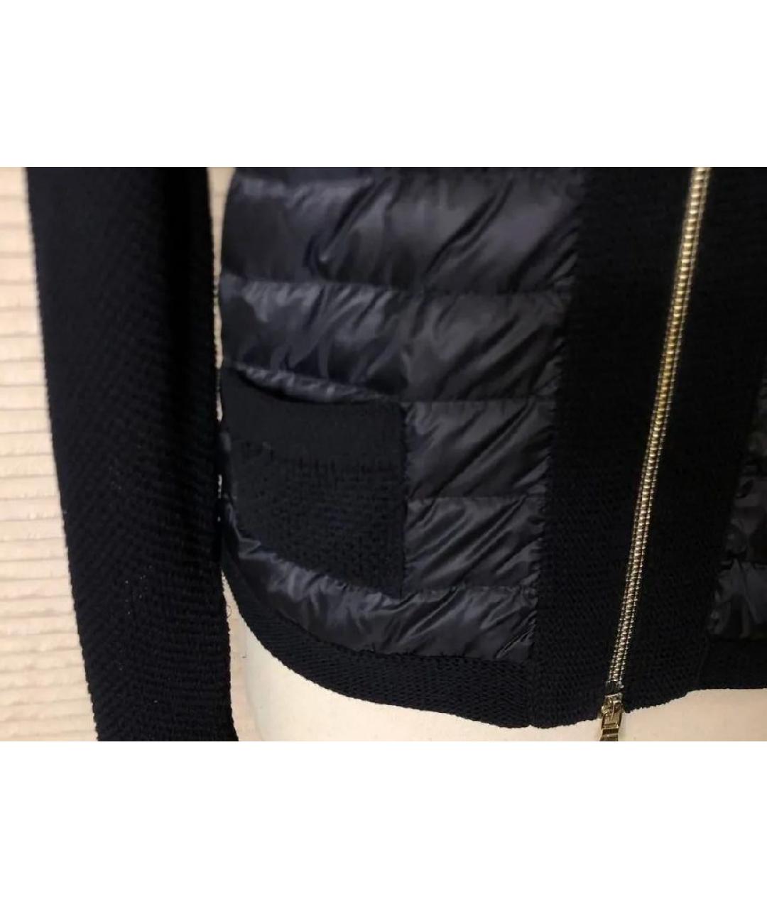 MONCLER Темно-синяя шерстяная куртка, фото 6