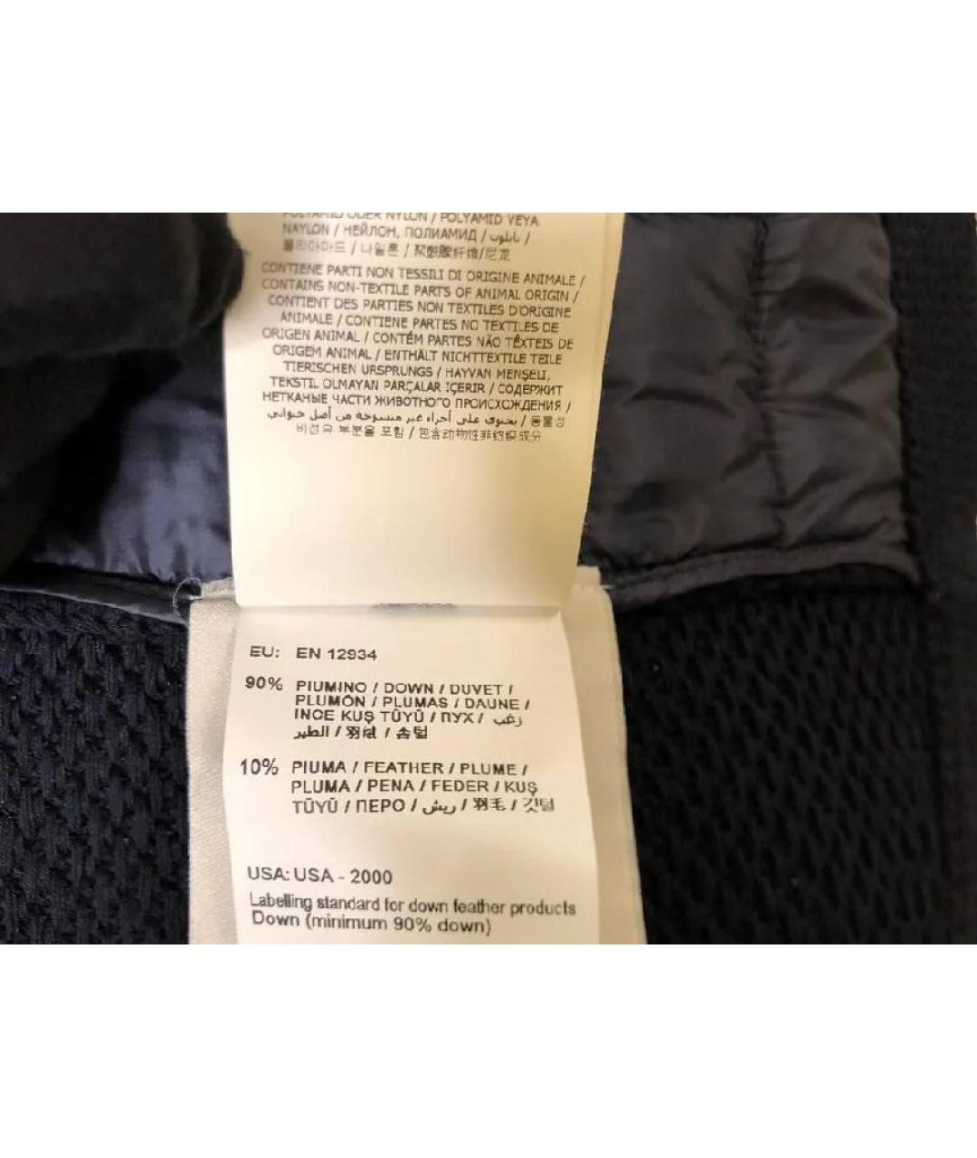 MONCLER Темно-синяя шерстяная куртка, фото 9