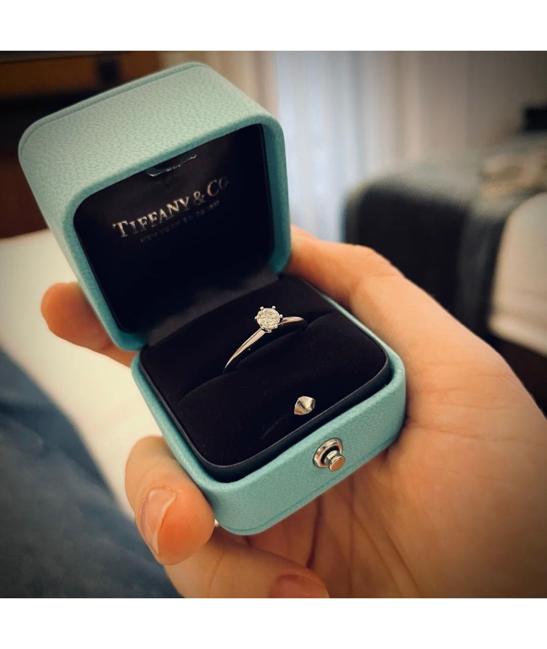 TIFFANY&CO Серебряное платиновое кольцо, фото 5