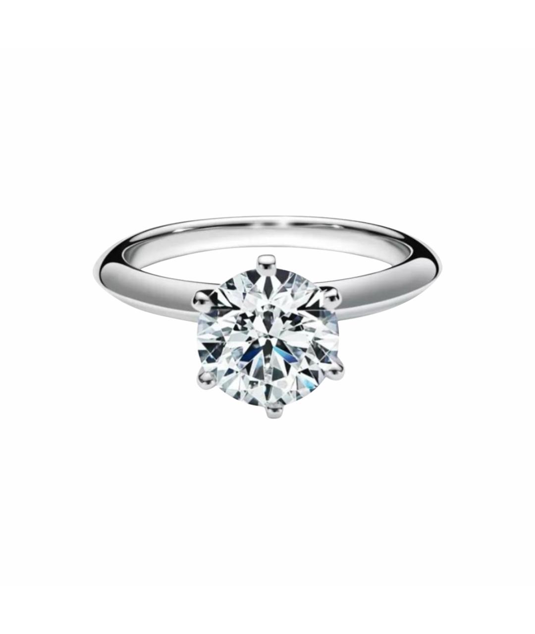 TIFFANY&CO Серебряное платиновое кольцо, фото 1