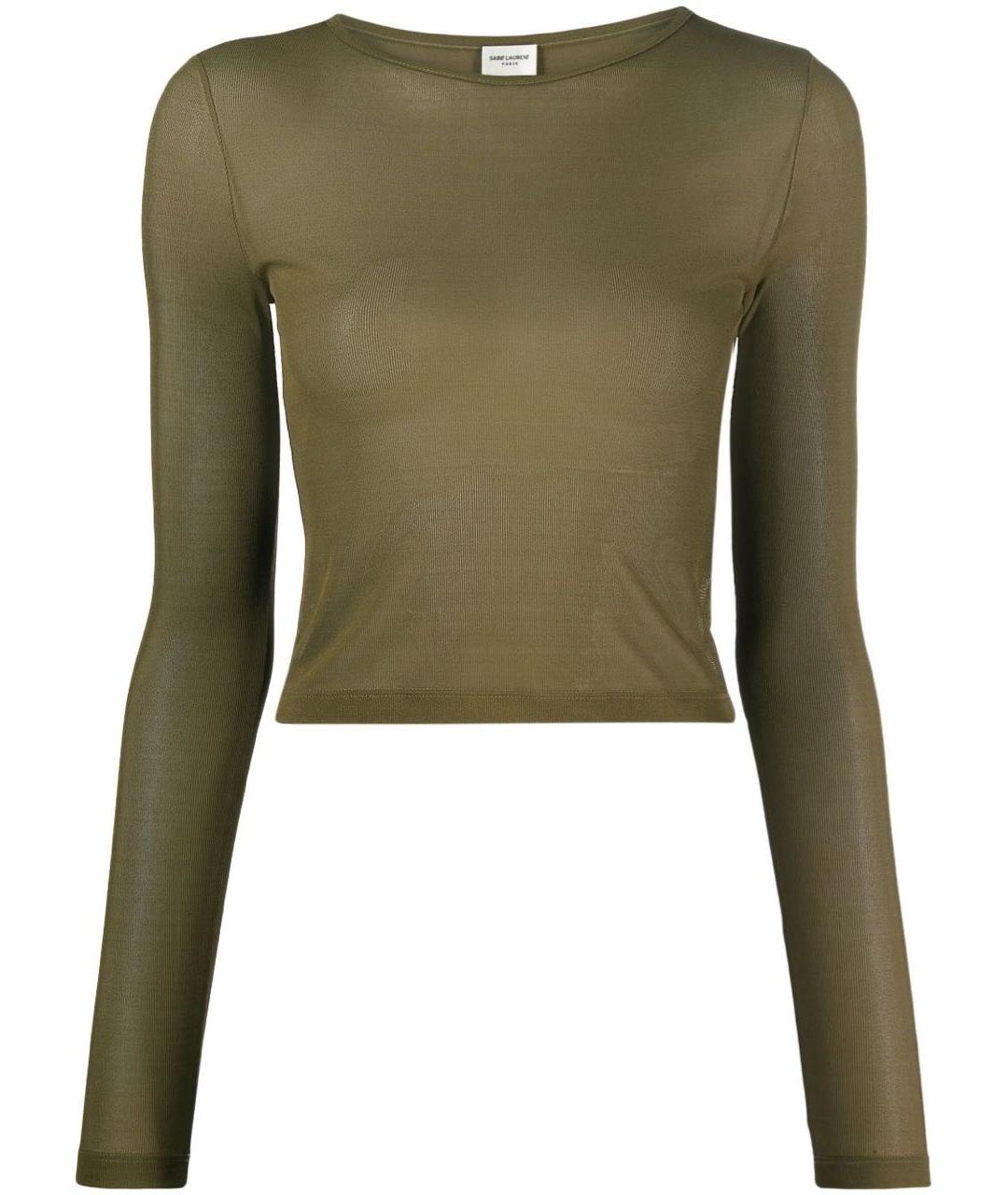 SAINT LAURENT Хаки джемпер / свитер, фото 1