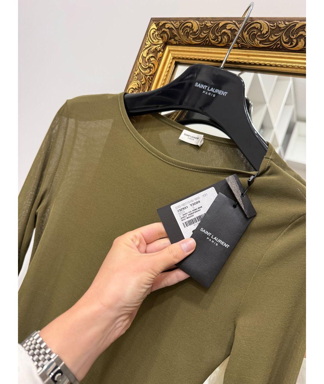 SAINT LAURENT Хаки джемпер / свитер, фото 6