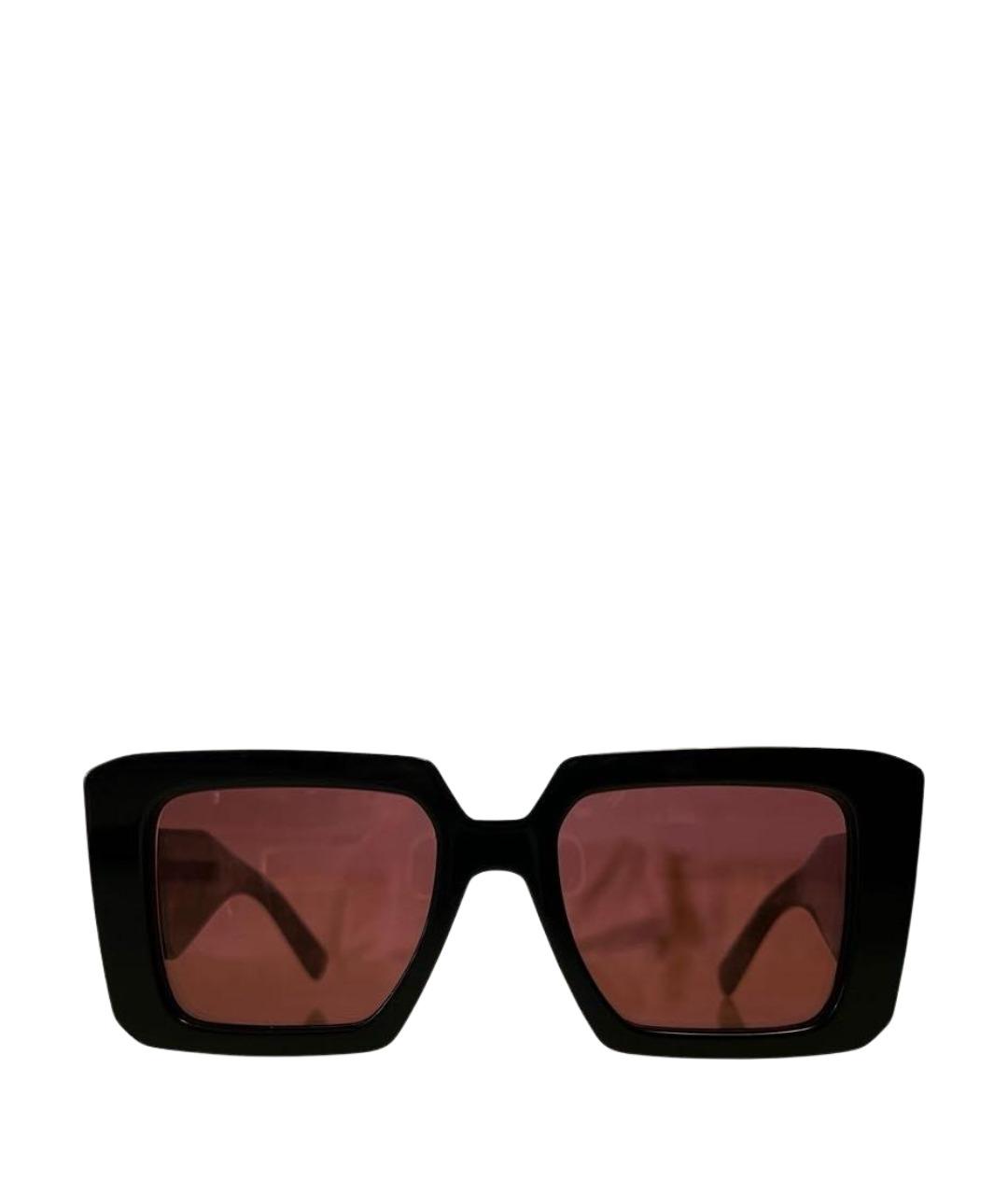 PRADA Черные пластиковые солнцезащитные очки, фото 1