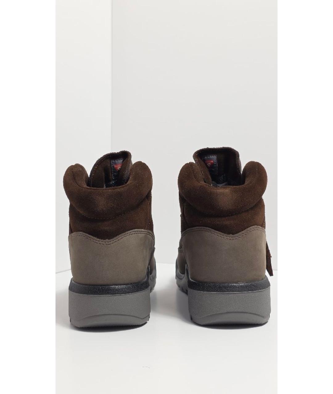TIMBERLAND Коричневые замшевые низкие ботинки, фото 4