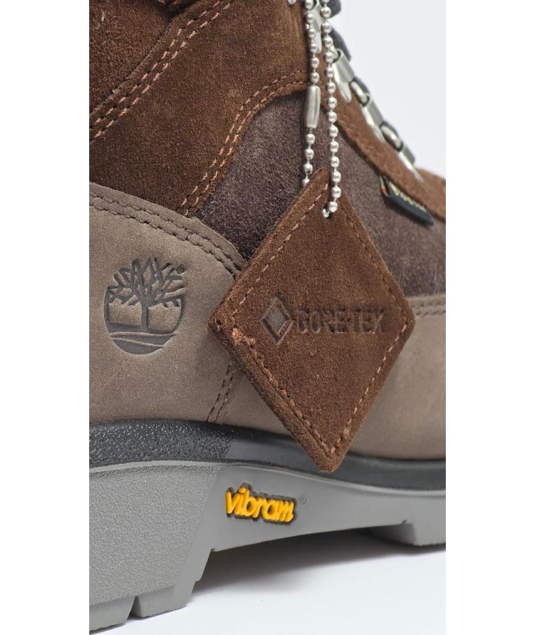 TIMBERLAND Коричневые замшевые низкие ботинки, фото 5