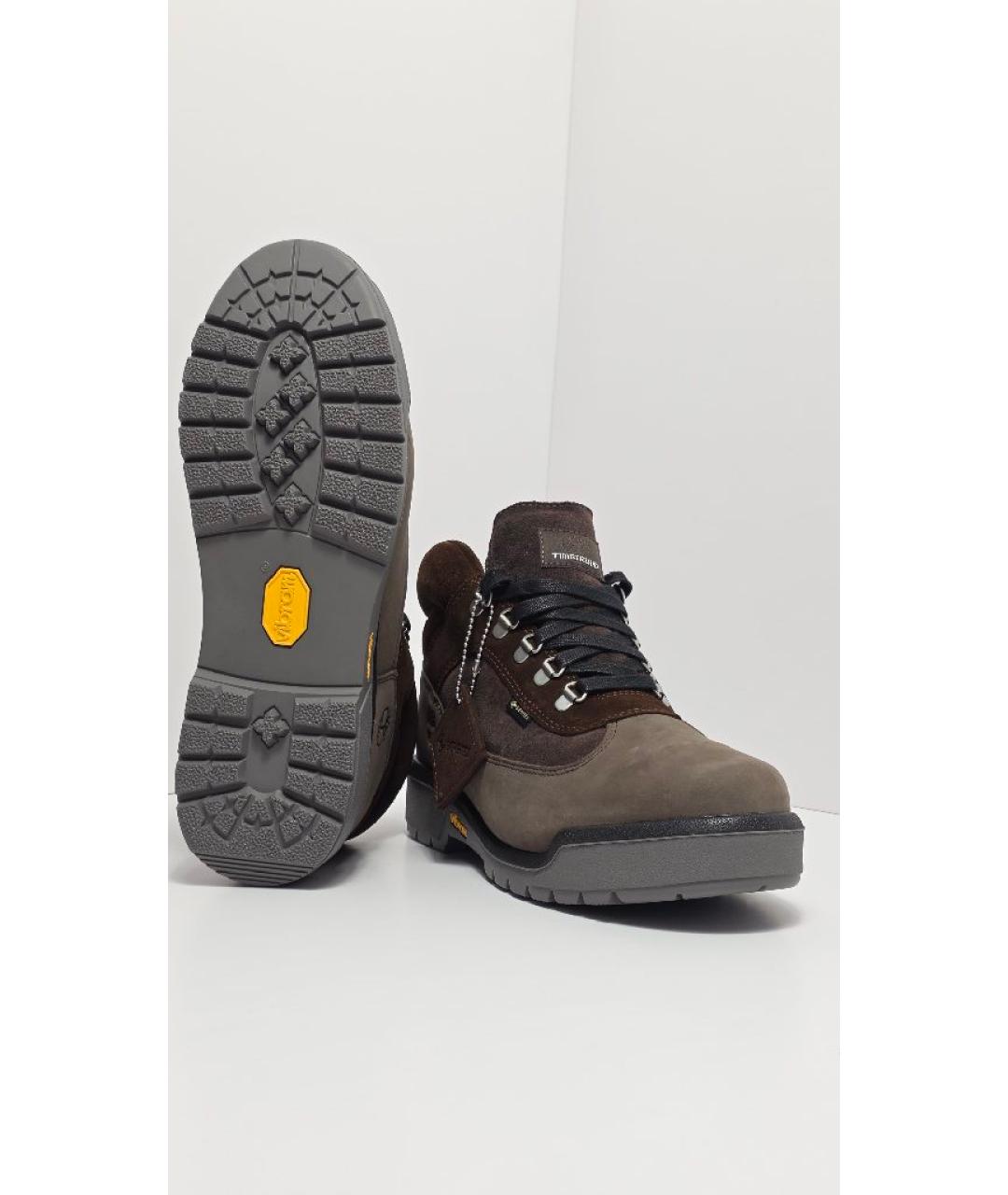 TIMBERLAND Коричневые замшевые низкие ботинки, фото 8