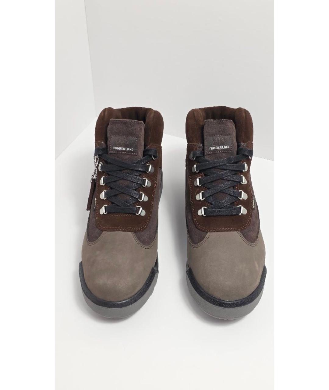 TIMBERLAND Коричневые замшевые низкие ботинки, фото 3
