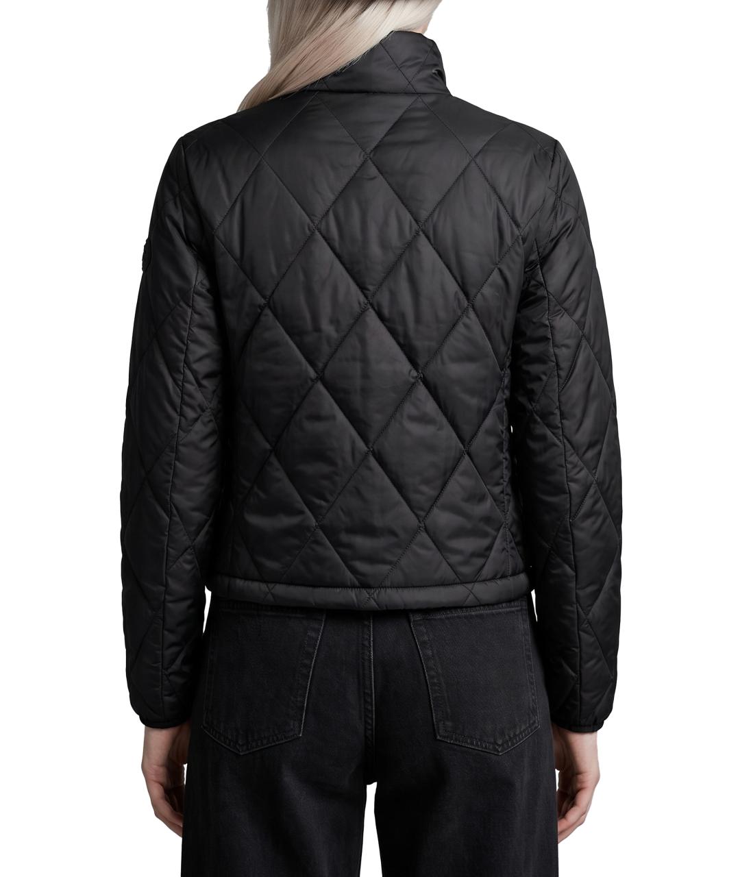 BURBERRY Черная полиамидовая куртка, фото 3