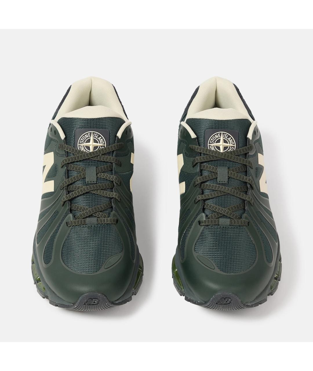 NEW BALANCE Зеленые низкие кроссовки / кеды, фото 7