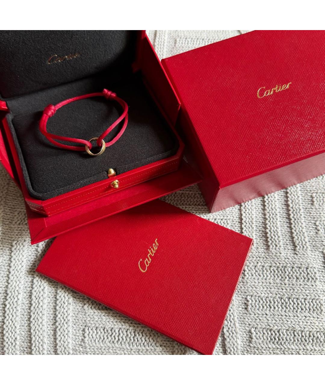 CARTIER Красный браслет из желтого золота, фото 2