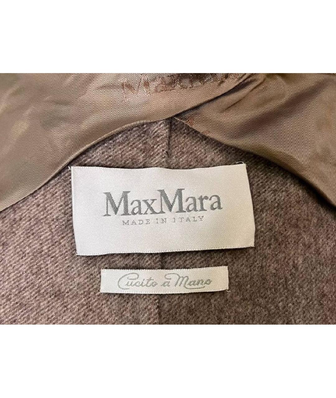 MAX MARA Бежевое кашемировое пальто, фото 5