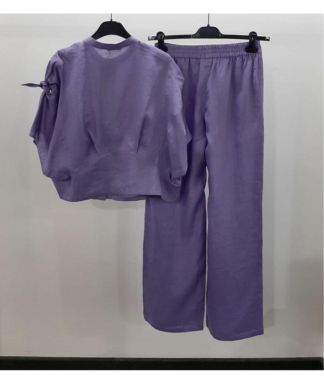 EMPORIO ARMANI Фиолетовый костюм с брюками, фото 2