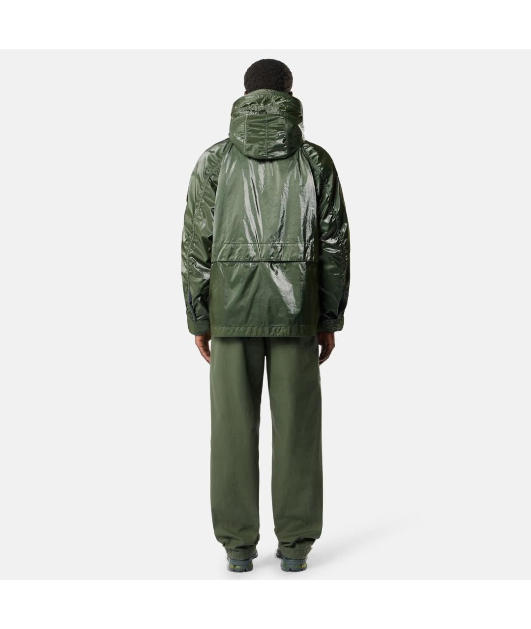 STONE ISLAND Зеленая полиамидовая куртка, фото 7