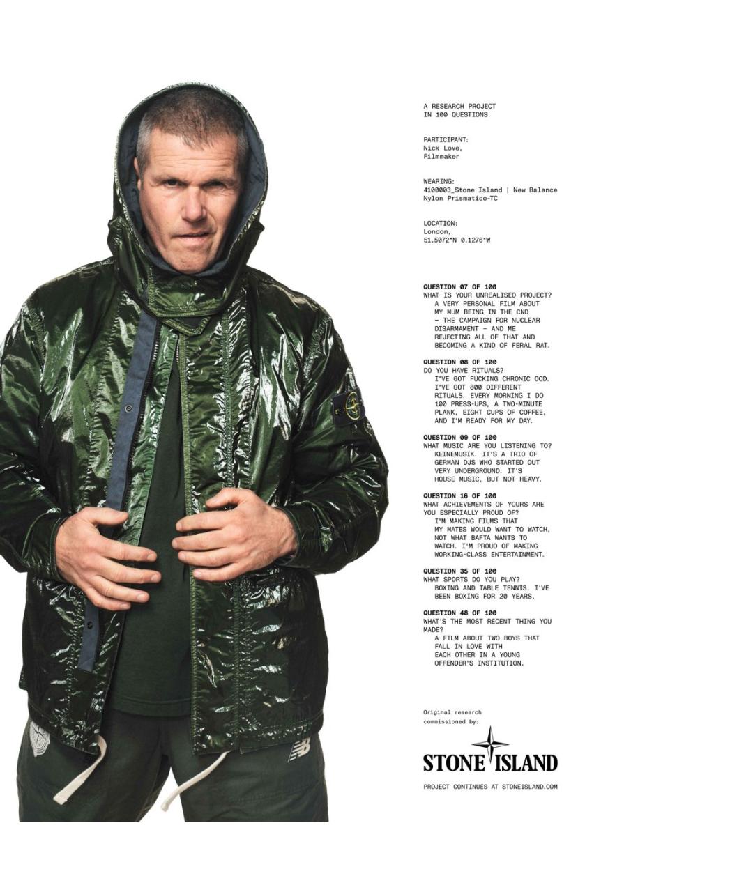 STONE ISLAND Зеленая полиамидовая куртка, фото 8