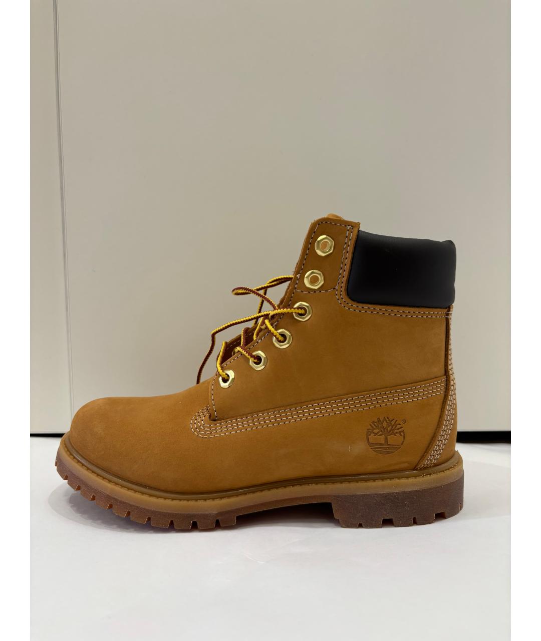 TIMBERLAND Бежевые нубуковые ботинки, фото 8