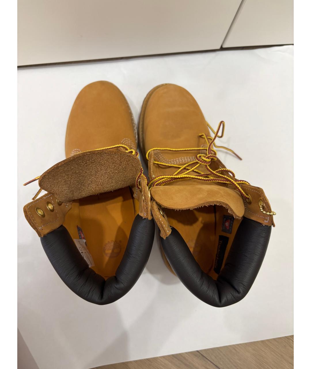 TIMBERLAND Бежевые нубуковые ботинки, фото 3