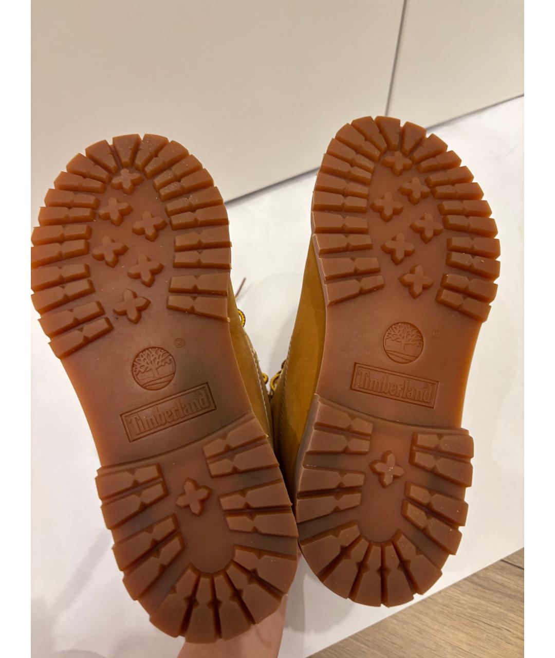 TIMBERLAND Бежевые нубуковые ботинки, фото 5
